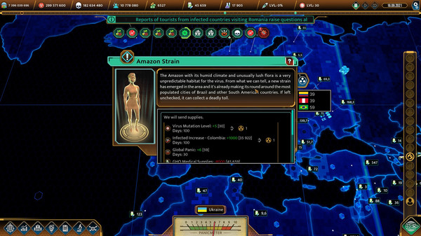 COVID: The Outbreak gameplay screenshot
