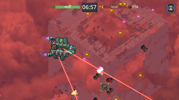 Cozy Space Survivors gameplay screenshot