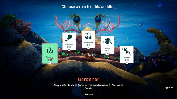 Crab God gameplay screenshot