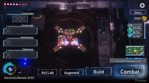 Craft In Abyss gameplay screenshot