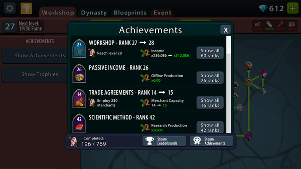 Crafting Idle Clicker gameplay screenshot