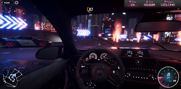 CrashMetal - Cyberpunk gameplay screenshot