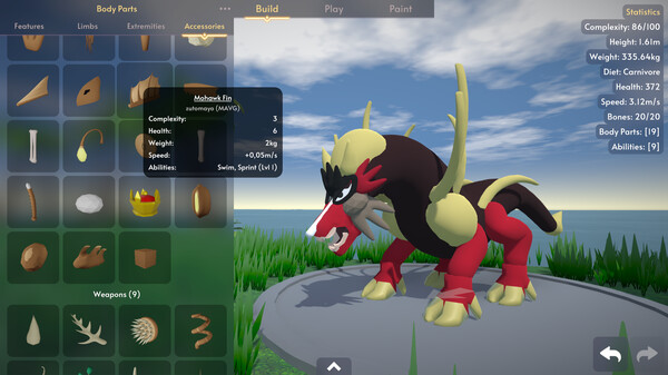 Creature Creator gameplay screenshot