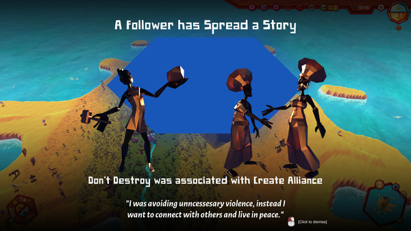 Crest - an indirect god sim gameplay screenshot