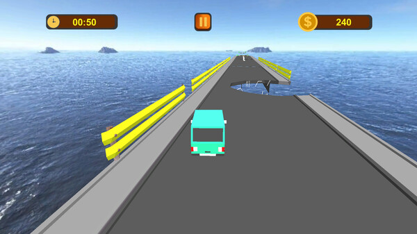 Crossing Damaged Bridge gameplay screenshot