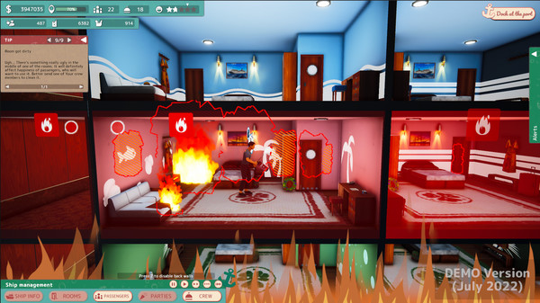 Cruise Ship Manager gameplay screenshot