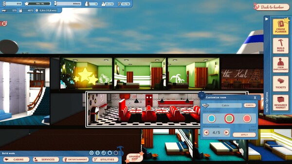 Cruise Ship Manager: Prologue - Maiden Voyage gameplay screenshot