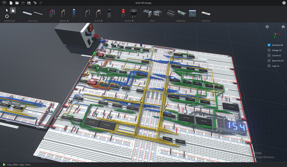 CRUMB Circuit Simulator gameplay screenshot