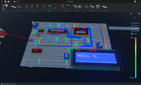 CRUMB Circuit Simulator gameplay screenshot
