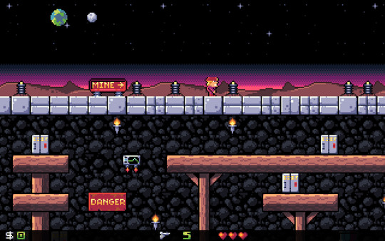 Crystal Caves HD gameplay screenshot