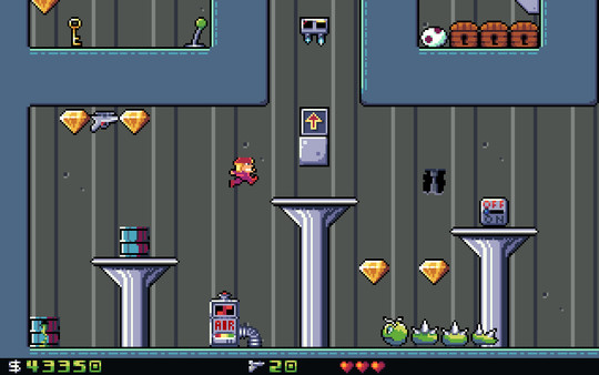 Crystal Caves HD gameplay screenshot