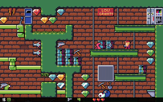 Crystal Caves HD gameplay screenshot