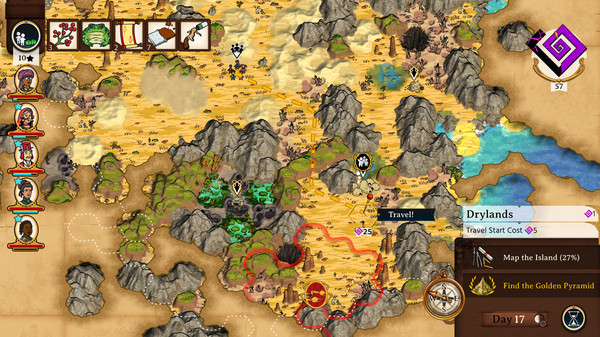 Curious Expedition 2 gameplay screenshot