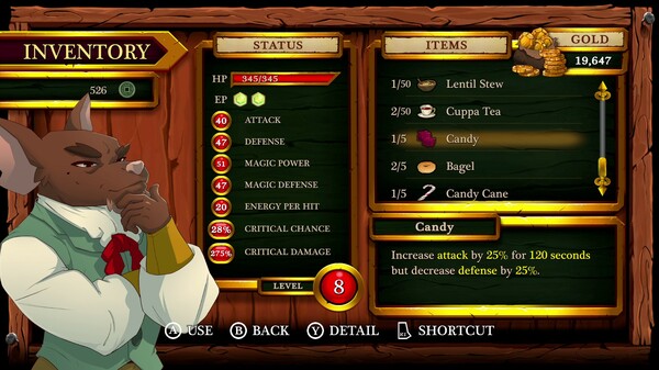 Curse of the Sea Rats gameplay screenshot
