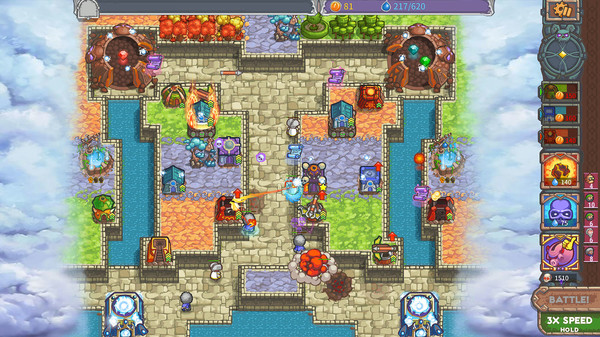 Cursed Treasure 2 Ultimate Edition - Tower Defense gameplay screenshot