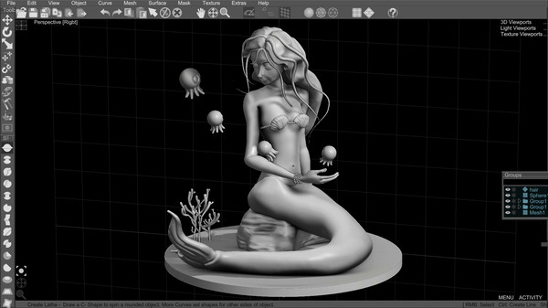 Curvy3D GO gameplay screenshot