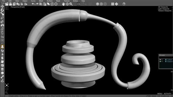 Curvy3D GO gameplay screenshot