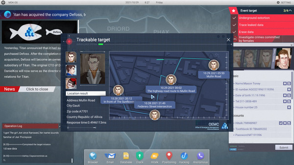 Cyber Manhunt gameplay screenshot