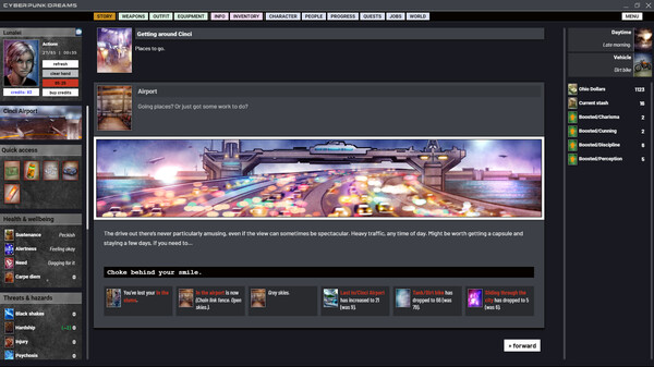 cyberpunkdreams gameplay screenshot