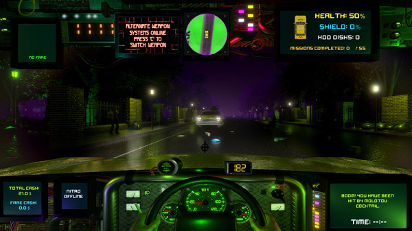 CyberTaxi gameplay screenshot
