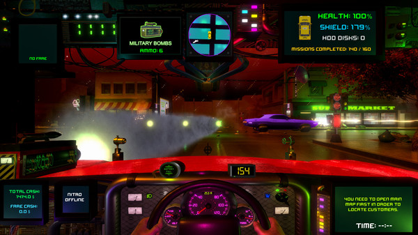 CyberTaxi gameplay screenshot