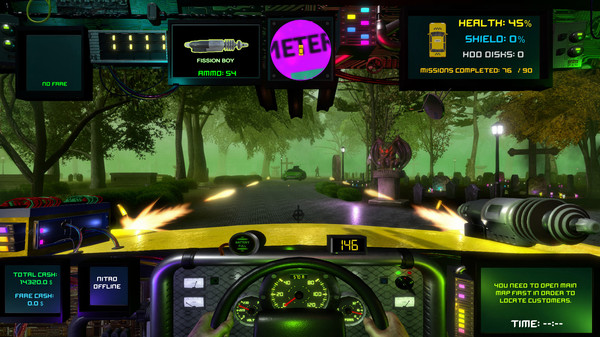 CyberTaxi gameplay screenshot