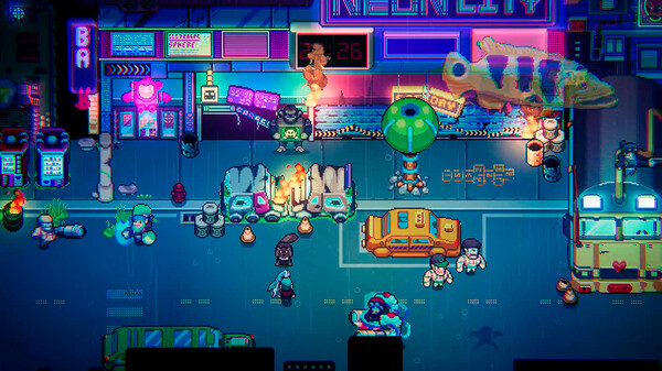 Cyberwar: Neon City gameplay screenshot
