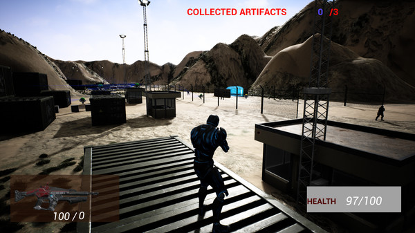 Cyborg Invasion Shooter 2: Battle Of Earth gameplay screenshot