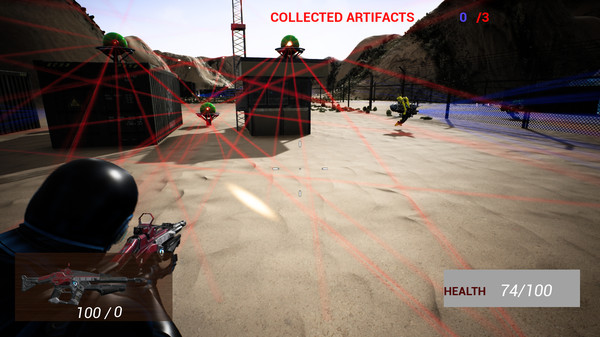 Cyborg Invasion Shooter 2: Battle Of Earth gameplay screenshot
