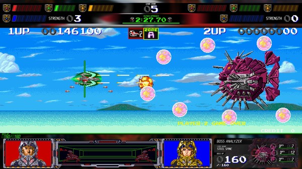 Darius Cozmic Collection Arcade gameplay screenshot
