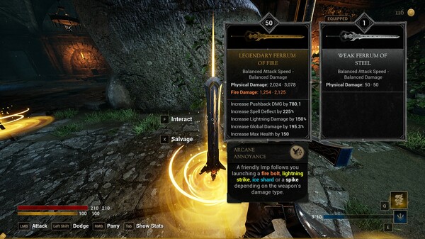 Darkblade Ascent gameplay screenshot