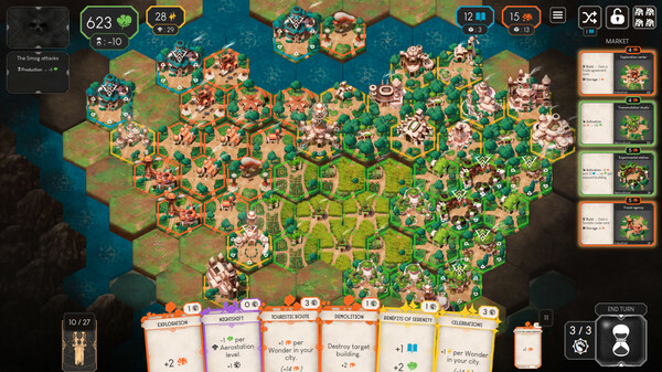 Dawnmaker gameplay screenshot