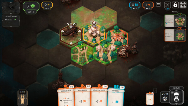 Dawnmaker gameplay screenshot