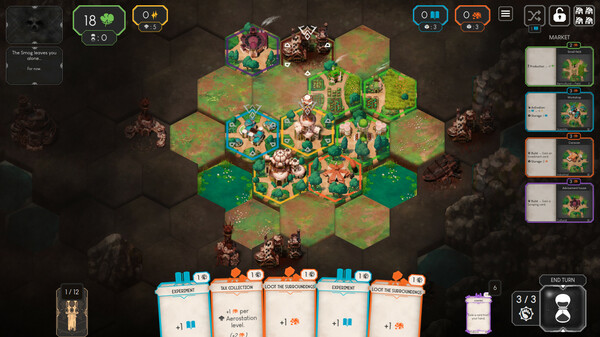 Dawnmaker gameplay screenshot