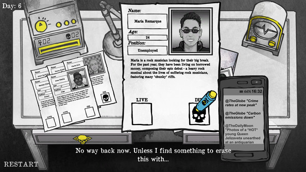 Death and Taxes gameplay screenshot