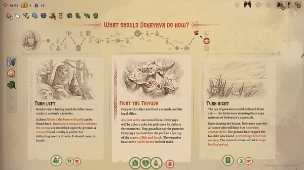 Deathless. The Hero Quest gameplay screenshot
