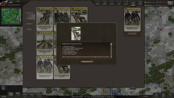 Decisive Campaigns: Ardennes Offensive gameplay screenshot