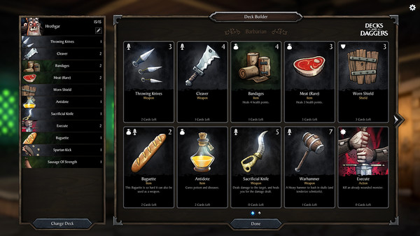 Decks & Daggers gameplay screenshot