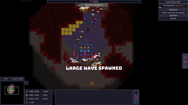Deep Among the Swarm gameplay screenshot
