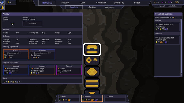 Deep Among the Swarm gameplay screenshot