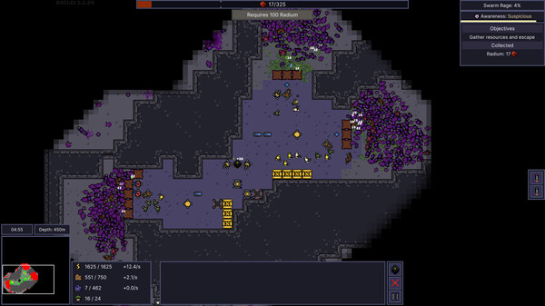 Deep Among the Swarm gameplay screenshot