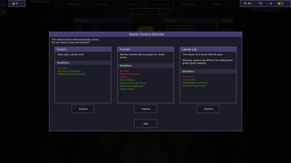 Deep Among the Swarm gameplay screenshot