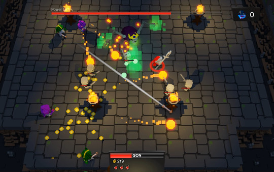 Deep Dark Dungeon gameplay screenshot
