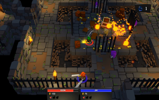 Deep Dark Dungeon gameplay screenshot