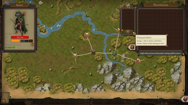 Deep, In the  Forest gameplay screenshot