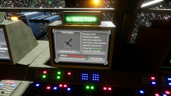 Deep Space Salvage Crew VR gameplay screenshot