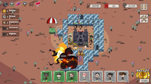 Defensurvivor gameplay screenshot