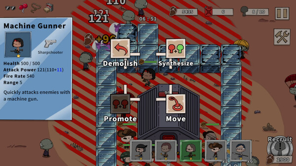 Defensurvivor gameplay screenshot