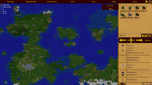 Deity Empires gameplay screenshot
