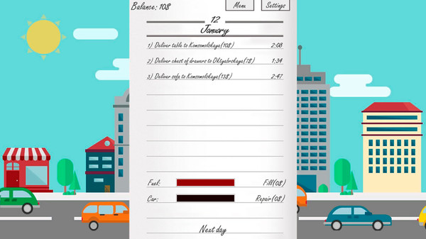 Delivery man simulator gameplay screenshot